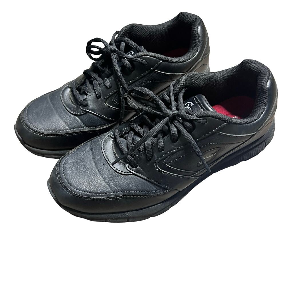 S SPORT by Skechers Men's Work Sneakers Lace Up Kitchen Black 10